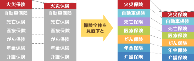 保険全体を見直す